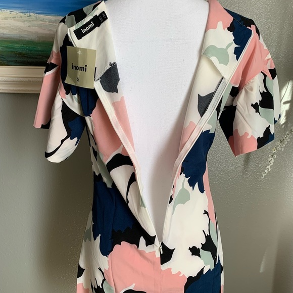 Inomi Women’s Multicolored Print Dress Size Small/2 - Picture 14 of 17